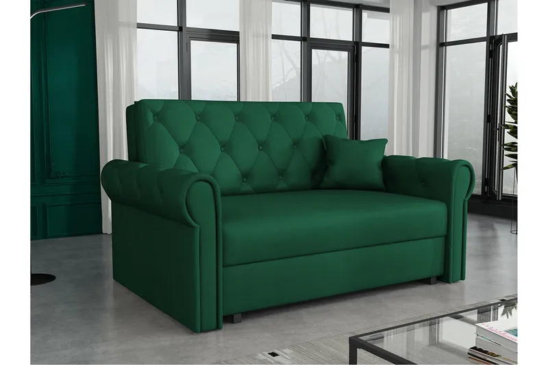 Denegal 2-seters Sovesofa - Mørkegrønn - Møbler - Sofaer - Sovesofaer