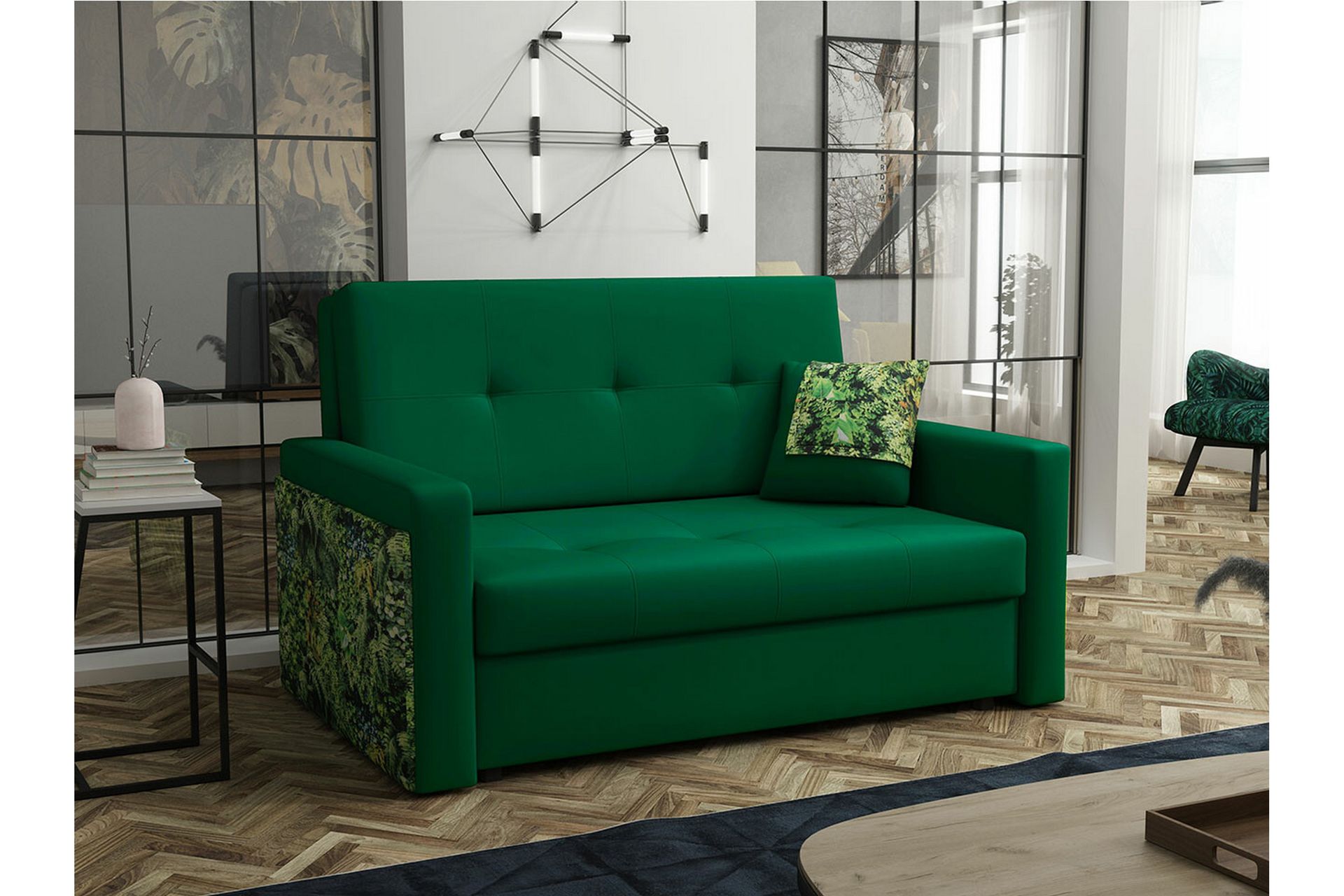 Denegal 2-seters Sovesofa - Mørkegrønn - Møbler - Sofaer - Sovesofaer