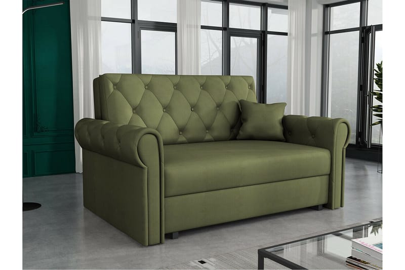 Denegal 2-seters Sovesofa - Mørkegrønn - Møbler - Sofaer - Sovesofaer