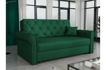 Denegal 2-seters Sovesofa - Mørkegrønn - Møbler - Sofaer - Sovesofaer