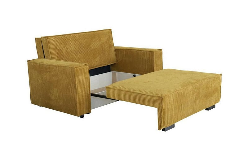 Denegal 2-seters Sovesofa - Mørkegul - Møbler - Sofaer - Sovesofaer