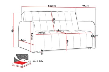 Denegal 2-seters sovesofa - Møbler - Sofaer - Sovesofaer