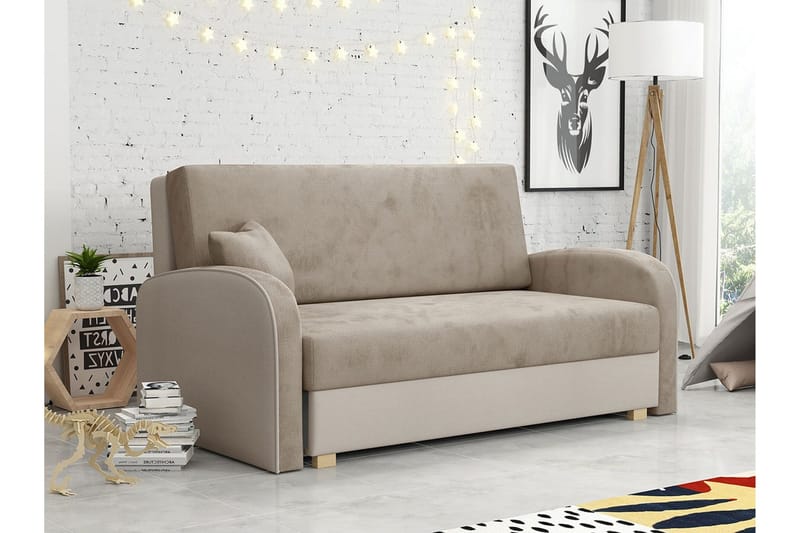Denegal 2-sits Bäddsoffa beige - Møbler - Sofaer - Sovesofaer