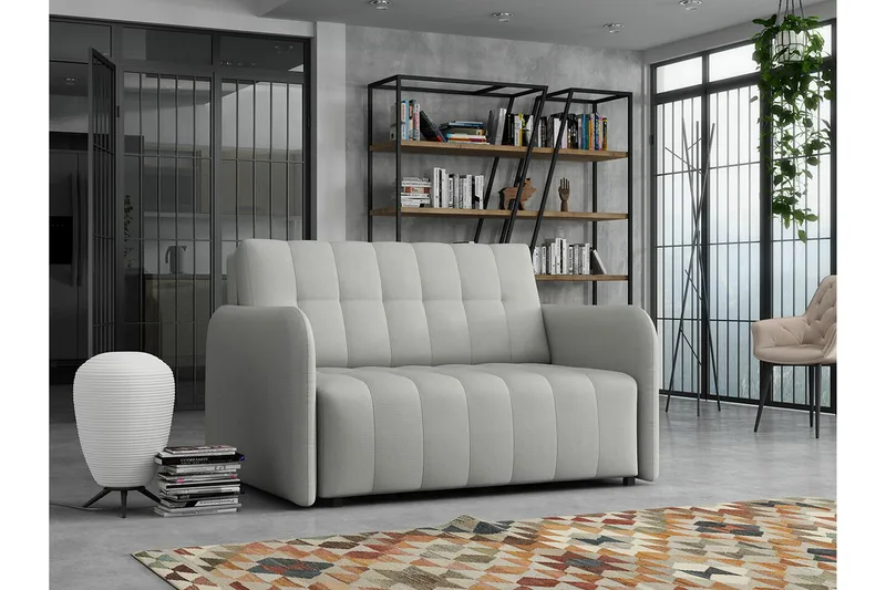 Denegal 2-sits Bäddsoffa Light grey/Dark grey - Møbler - Sofaer - Sovesofaer