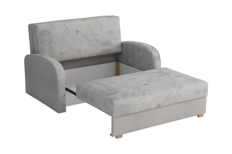 Denegal 2-sits Bäddsoffa Light grey/Dark grey - Møbler - Sofaer - Sovesofaer