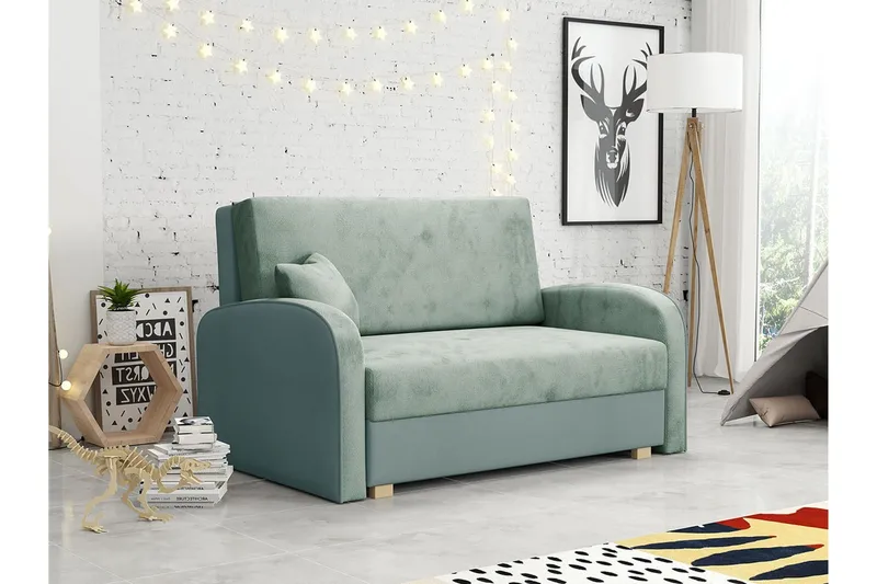 Denegal 2-sits Bäddsoffa Light grey/Dark grey - Møbler - Sofaer - Sovesofaer