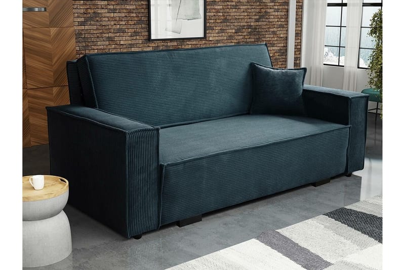 Denegal 2-sits Bäddsoffa NO_BRAND Dark blue - Møbler - Sofaer - Sovesofaer