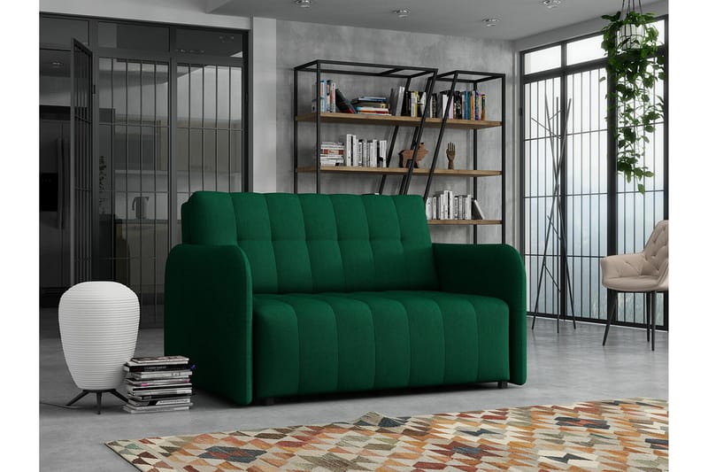 Denegal 2-sits Bäddsoffa NO_BRAND Dark green - Møbler - Sofaer - Sovesofaer