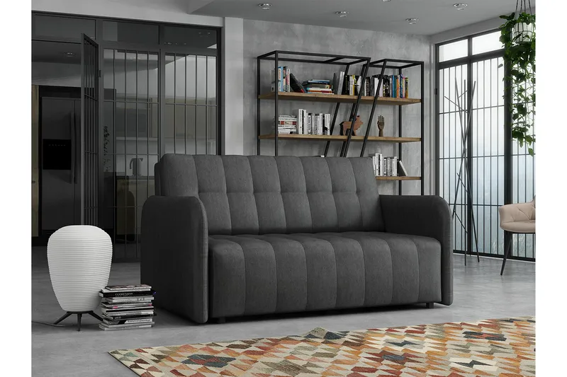 Denegal 2-sits Bäddsoffa NO_BRAND Dark grey - Møbler - Sofaer - Sovesofaer