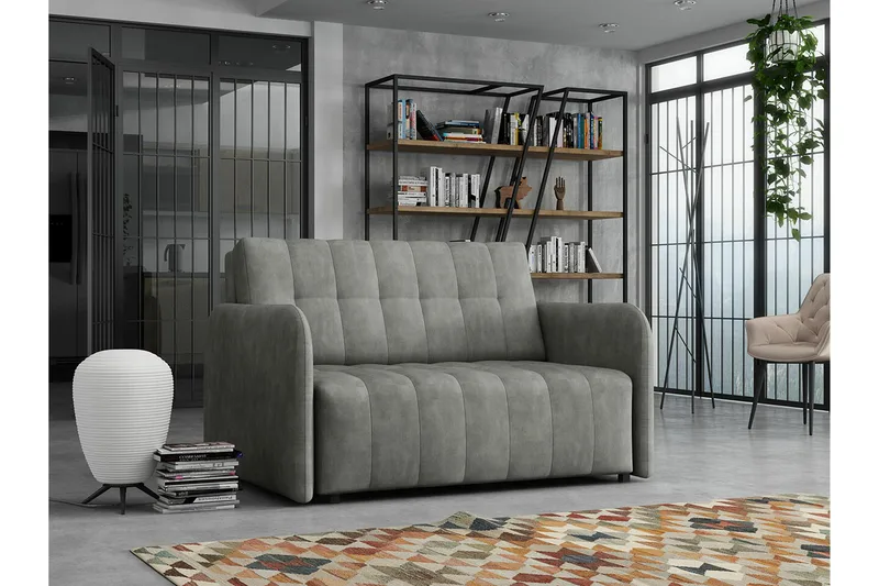 Denegal 2-sits Bäddsoffa NO_BRAND Grey - Møbler - Sofaer - Sovesofaer