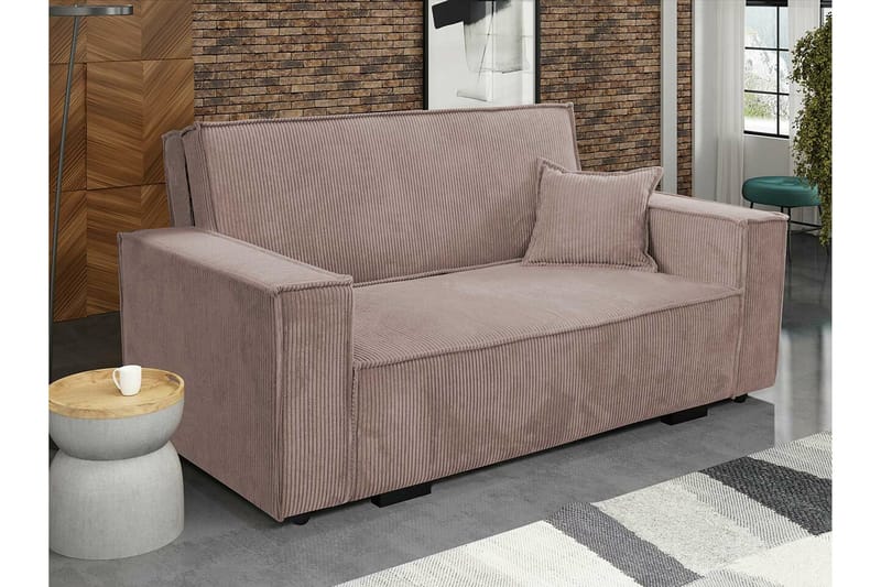 Denegal 2-sits Bäddsoffa NO_BRAND Light brown - Møbler - Sofaer - Sovesofaer