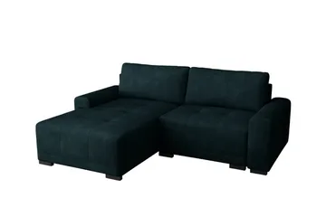 Denegal 2-sits Hörnbäddsoffa Dark green - Møbler - Sofaer - Sovesofaer