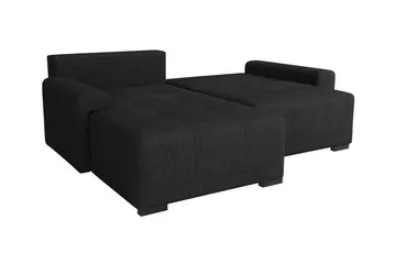 Denegal 2-sits Hörnbäddsoffa Dark grey - Møbler - Sofaer - Sovesofaer