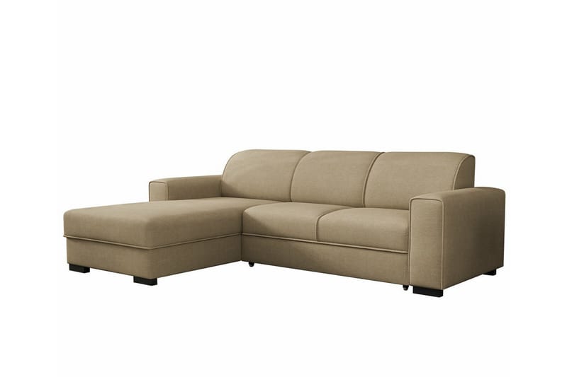 Denegal 3-seters Hjørnesovesofa - Beige - Møbler - Sofaer - Sovesofaer