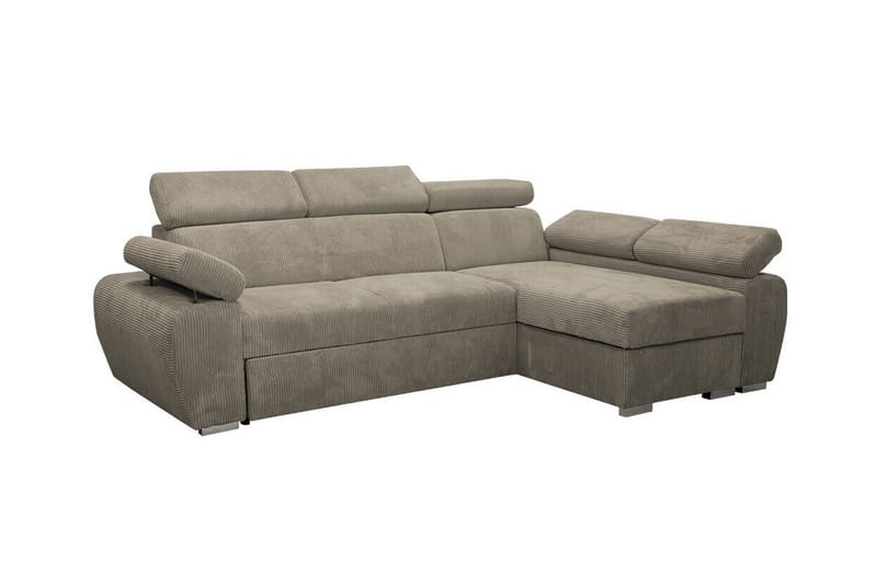 Denegal 3-seters Hjørnesovesofa - Beige - Møbler - Sofaer - Sovesofaer