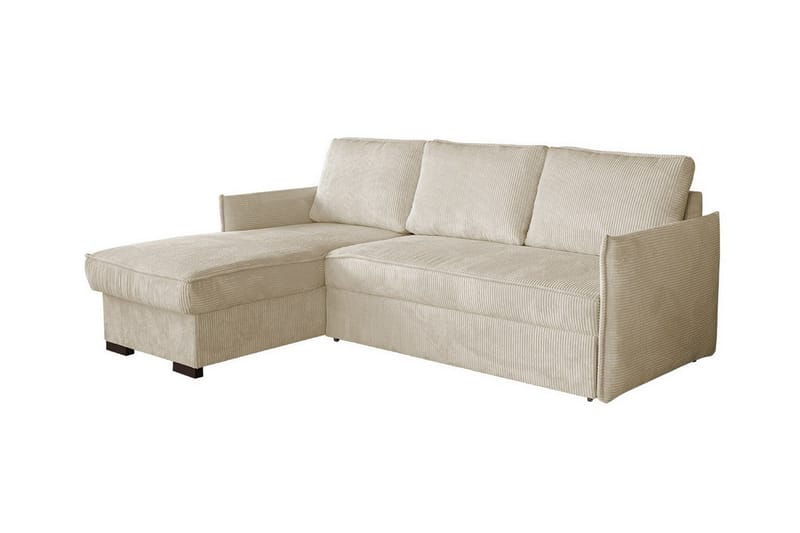 Denegal 3-seters Hjørnesovesofa - Beige - Møbler - Sofaer - Sovesofaer