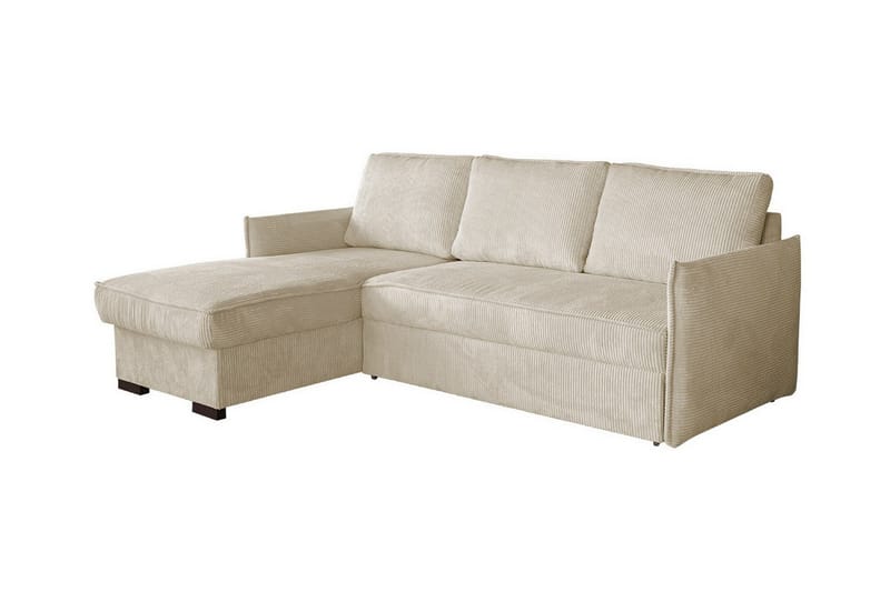 Denegal 3-seters Hjørnesovesofa - Beige - Sovesofaer - Hjørnesovesofa