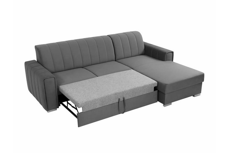 Denegal 3-seters Hjørnesovesofa - Beige/Lys Beige - Møbler - Sofaer - Sovesofaer