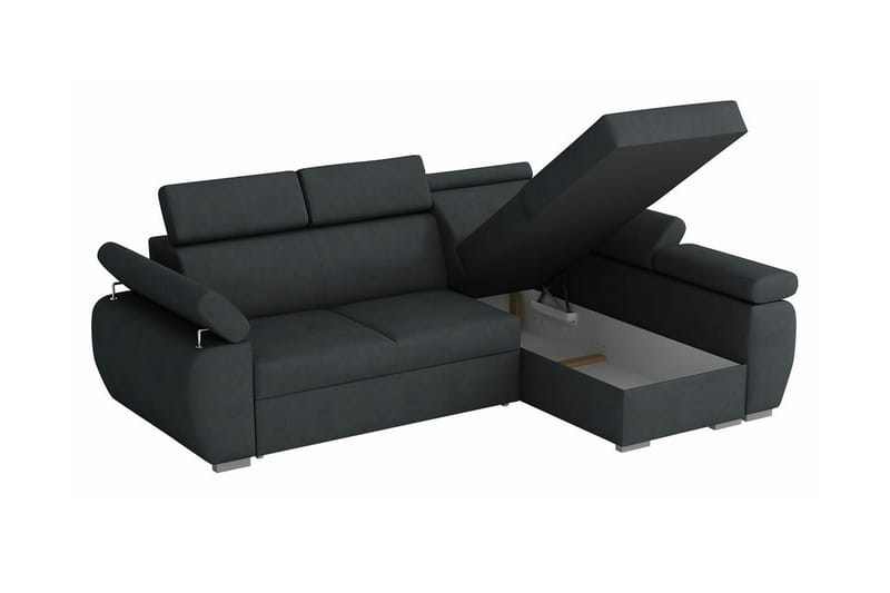 Denegal 3-seters Hjørnesovesofa - Blå - Møbler - Sofaer - Sovesofaer