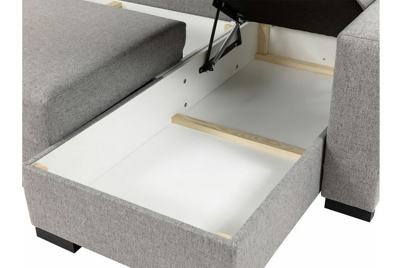 Denegal 3-seters Hjørnesovesofa - Blå - Møbler - Sofaer - Sovesofaer