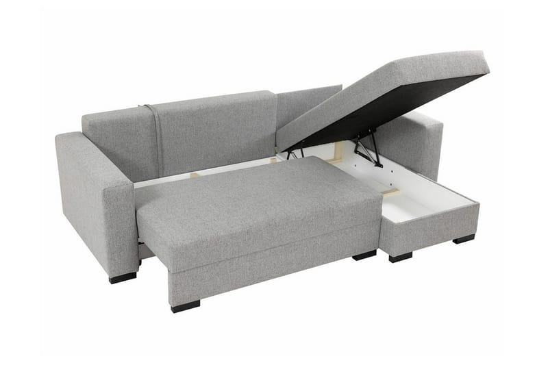 Denegal 3-seters Hjørnesovesofa - Blå - Møbler - Sofaer - Sovesofaer