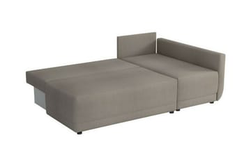 Denegal 3-seters Hjørnesovesofa - Brun - Møbler - Sofaer - Sovesofaer
