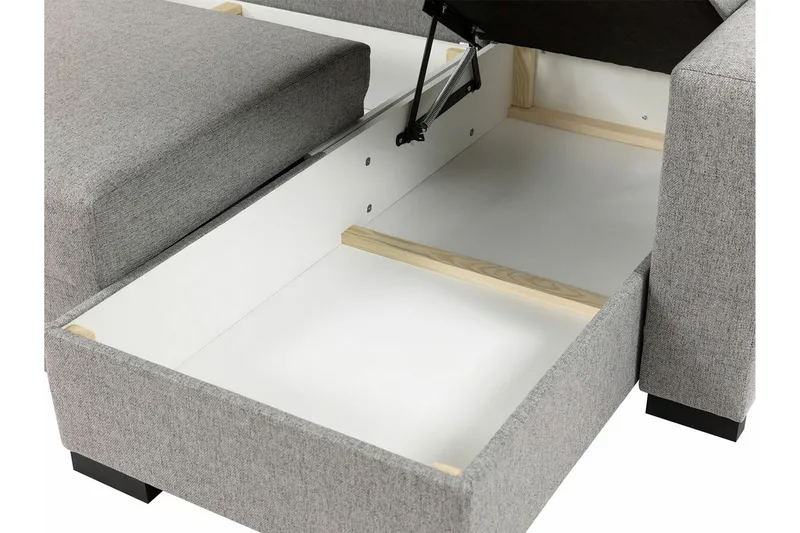 Denegal 3-seters Hjørnesovesofa - Grøn - Møbler - Sofaer - Sovesofaer