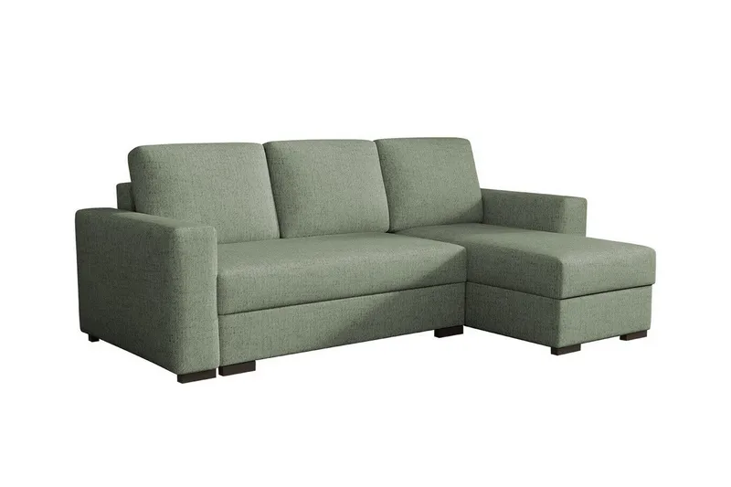Denegal 3-seters Hjørnesovesofa, Grøn