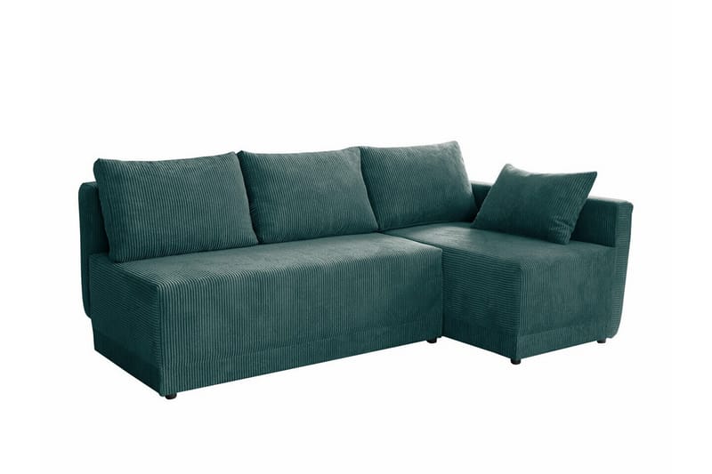 Denegal 3-seters Hjørnesovesofa - Grøn - Møbler - Sofaer - Sovesofaer