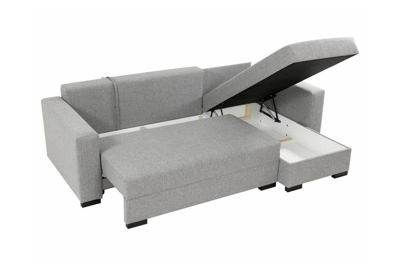 Denegal 3-seters Hjørnesovesofa - Grøn - Møbler - Sofaer - Sovesofaer