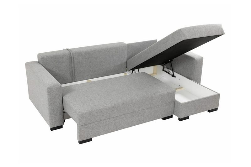 Denegal 3-seters Hjørnesovesofa - Lyse brun - Møbler - Sofaer - Sovesofaer