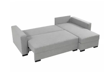 Denegal 3-seters Hjørnesovesofa - Lysegrå - Møbler - Sofaer - Sovesofaer