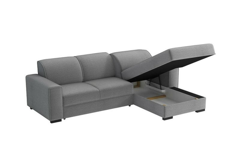 Denegal 3-seters Hjørnesovesofa - Lysegrå - Møbler - Sofaer - Sovesofaer
