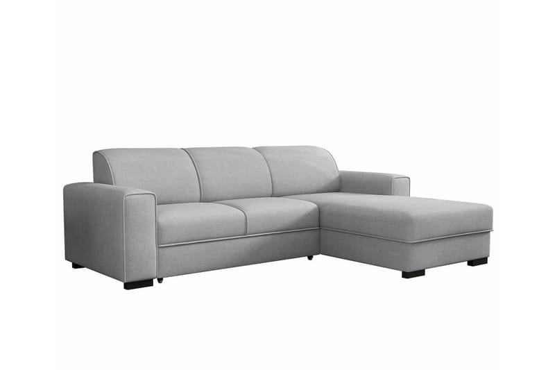 Denegal 3-seters Hjørnesovesofa - Lysegrå - Møbler - Sofaer - Sovesofaer