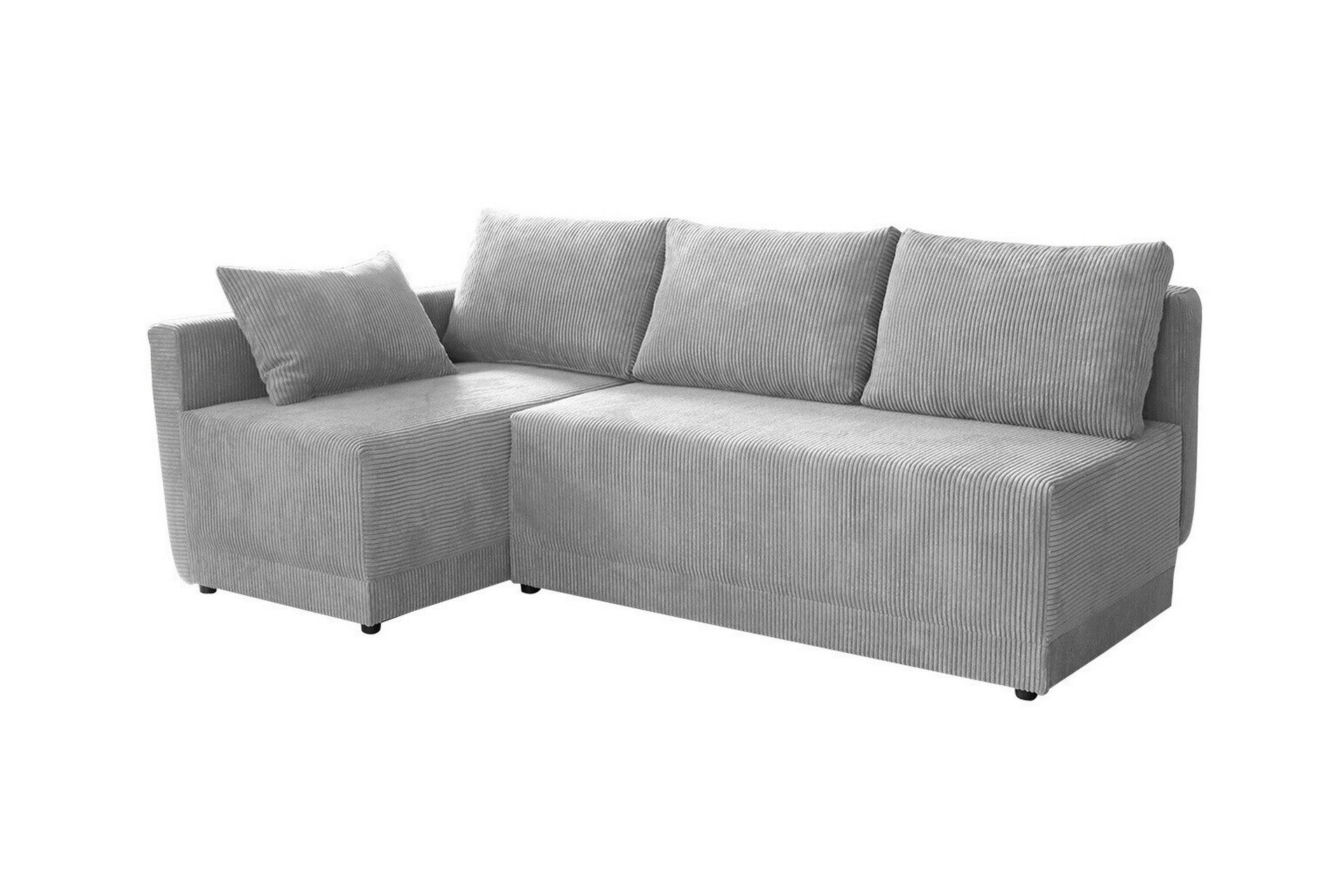Denegal 3-seters Hjørnesovesofa - Lysegrå - Møbler - Sofaer - Sovesofaer