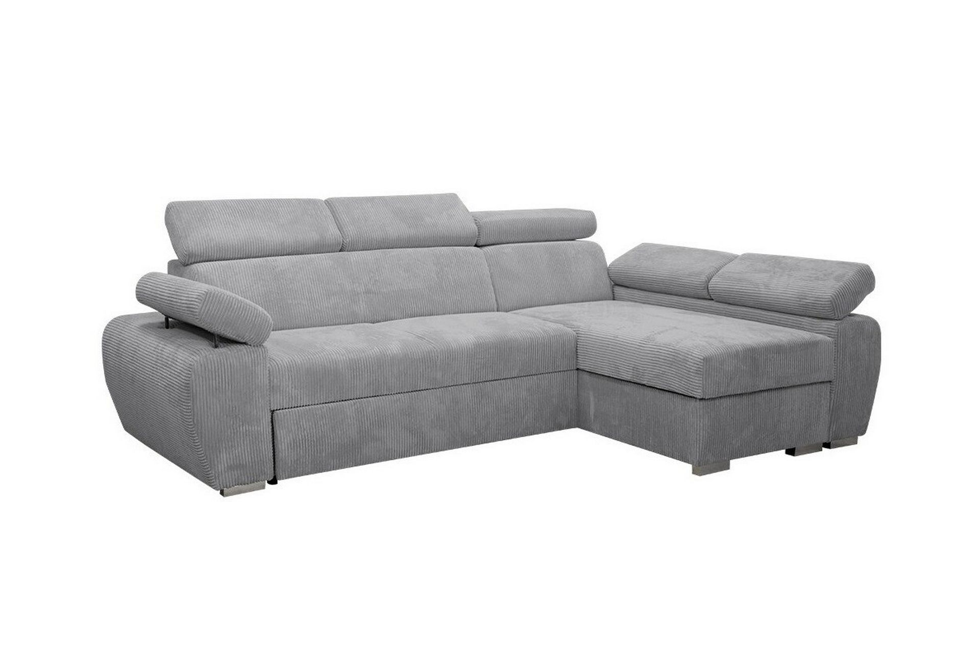 Denegal 3-seters Hjørnesovesofa - Lysegrå - Møbler - Sofaer - Sovesofaer