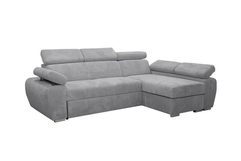 Denegal 3-seters Hjørnesovesofa - Lysegrå - Møbler - Sofaer - Sovesofaer