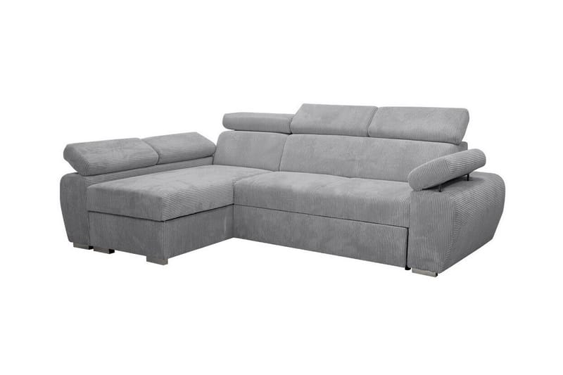 Denegal 3-seters Hjørnesovesofa - Lysegrå - Møbler - Sofaer - Sovesofaer