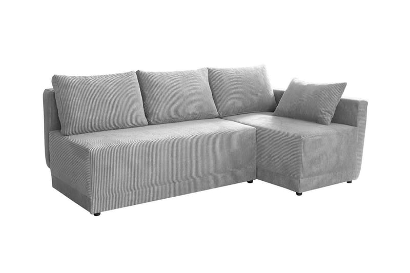 Denegal 3-seters Hjørnesovesofa - Lysegrå/Mørkegrå - Møbler - Sofaer - Sovesofaer