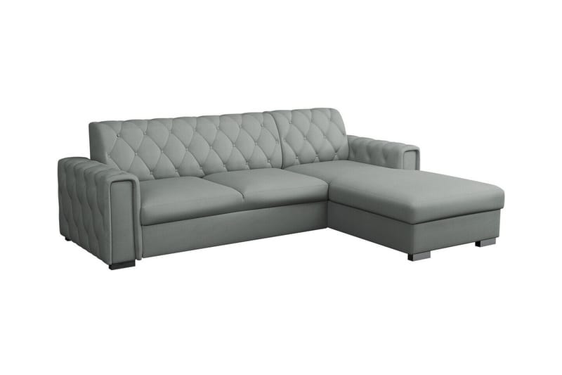 Denegal 3-seters Hjørnesovesofa - Lysegrå/Mørkegrå - Møbler - Sofaer - Sovesofaer