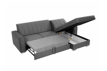 Denegal 3-seters Hjørnesovesofa - Mørkeblå - Møbler - Sofaer - Sovesofaer