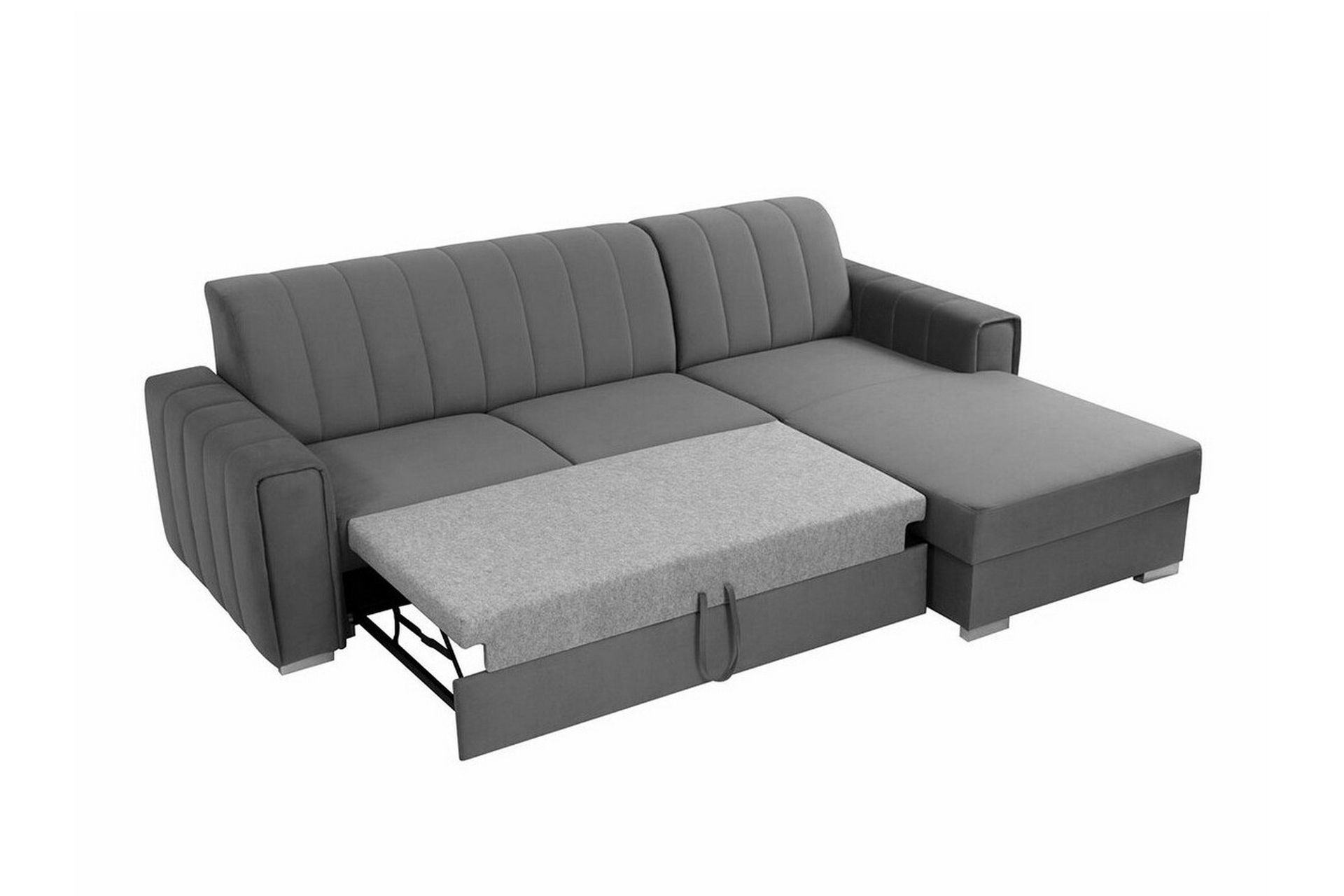 Denegal 3-seters Hjørnesovesofa - Mørkeblå - Møbler - Sofaer - Sovesofaer