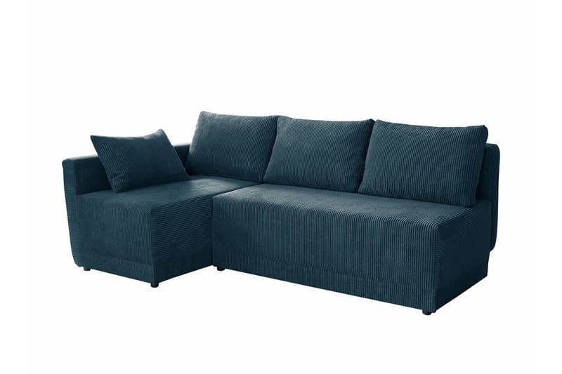 Denegal 3-seters Hjørnesovesofa - Mørkeblå - Møbler - Sofaer - Sovesofaer