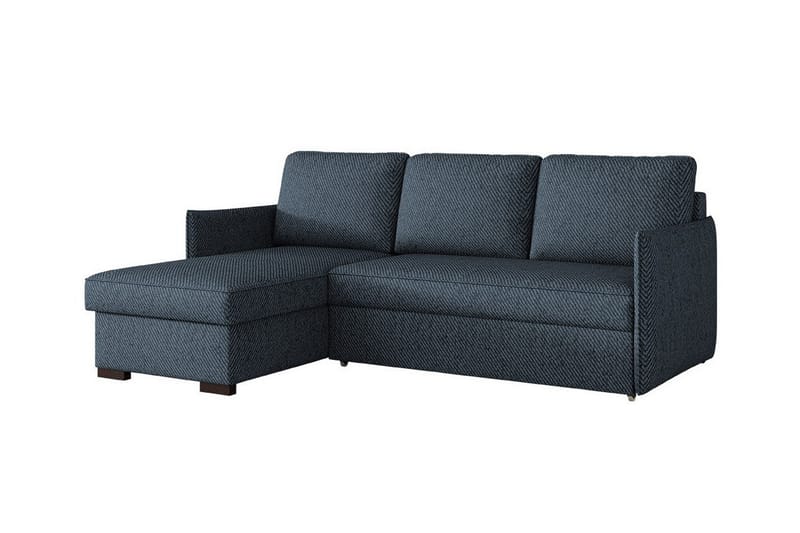 Denegal 3-seters Hjørnesovesofa - Mørkeblå - Møbler - Sofaer - Sovesofaer