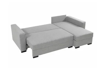 Denegal 3-seters Hjørnesovesofa - Mørkegrå - Møbler - Sofaer - Sovesofaer