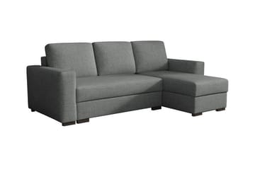 Denegal 3-seters Hjørnesovesofa - Mørkegrå - Møbler - Sofaer - Sovesofaer