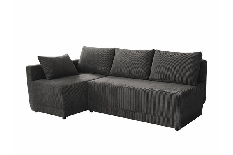 Denegal 3-seters Hjørnesovesofa - Mørkegrå - Møbler - Sofaer - Sovesofaer