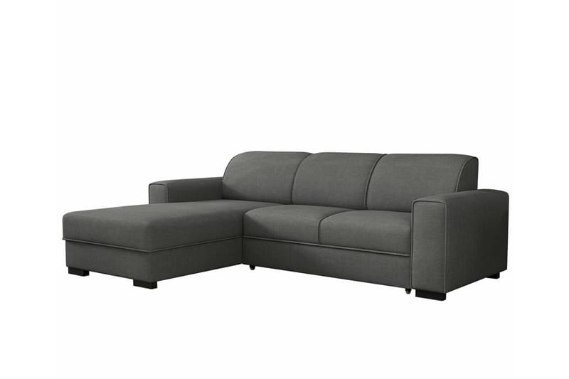 Denegal 3-seters Hjørnesovesofa - Mørkegrå - Møbler - Sofaer - Sovesofaer
