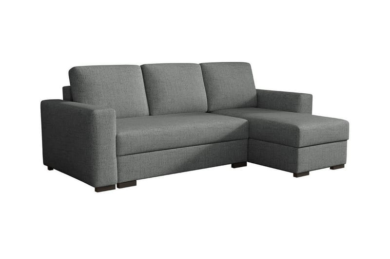 Denegal 3-seters Hjørnesovesofa - Mørkegrå - Møbler - Sofaer - Sovesofaer