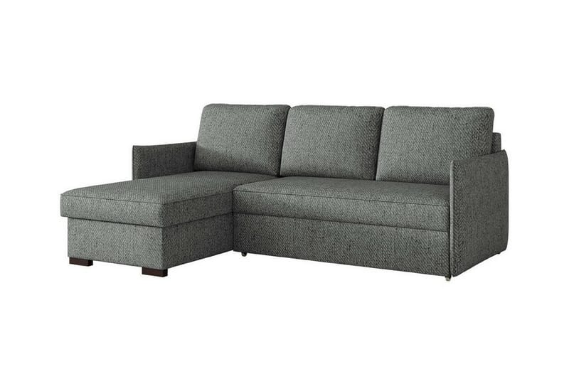 Denegal 3-seters Hjørnesovesofa - Mørkegrå - Møbler - Sofaer - Sovesofaer